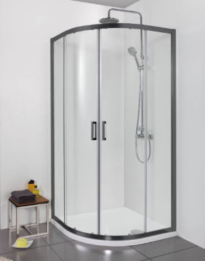 Душевой уголок Aquatek 1/4 100*100 AQ ARI RO 10020BL