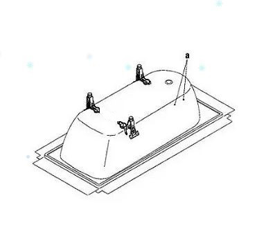 Ножки для ванн Kaldewei Eurowa Loranto 78062