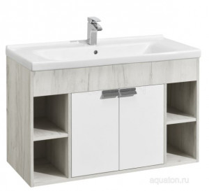 Тумба под раковину Акватон Флай 100 1A237501FAX10 дуб крафт