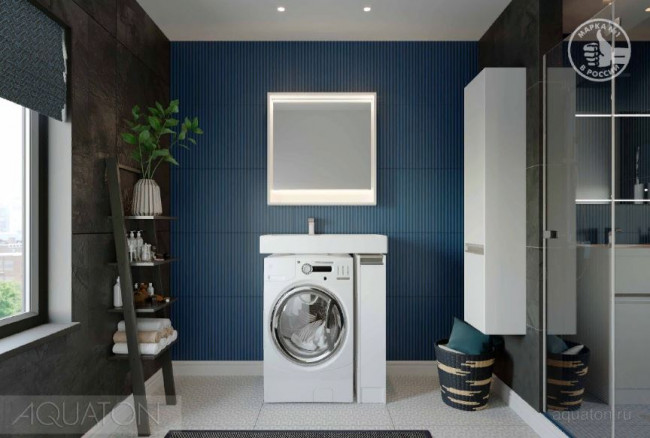 Шкаф-колонна Акватон Лондри 1A236203LH010 белый