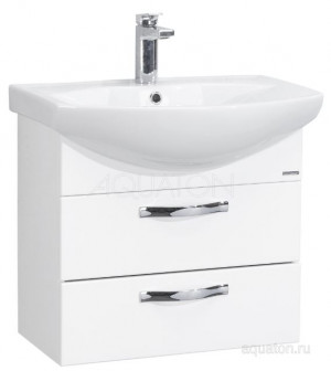 Тумба под раковину Акватон Ария 65 М 1A123301AA010 белая