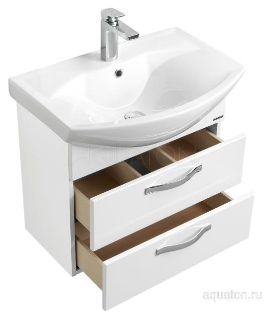 Тумба под раковину Акватон Ария 65 М 1A123301AA010 белая