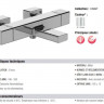 Смеситель Jacob Delafon Strayt E9127-CP для ванны термостат