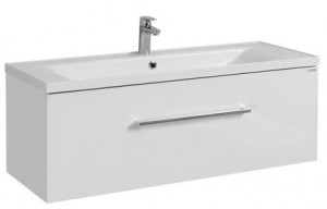 Тумба под раковину Акватон Мадрид 120 М 1A168701MA010 1 ящик белый