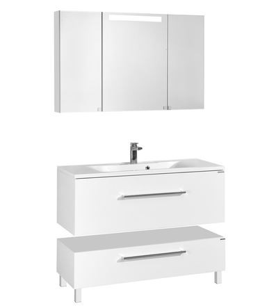 Тумба под раковину Акватон Мадрид 120 М 1A168701MA010 1 ящик белый