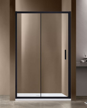 Душевая дверь Vincea Garda 130 VDS-1G130CLB прозрачное