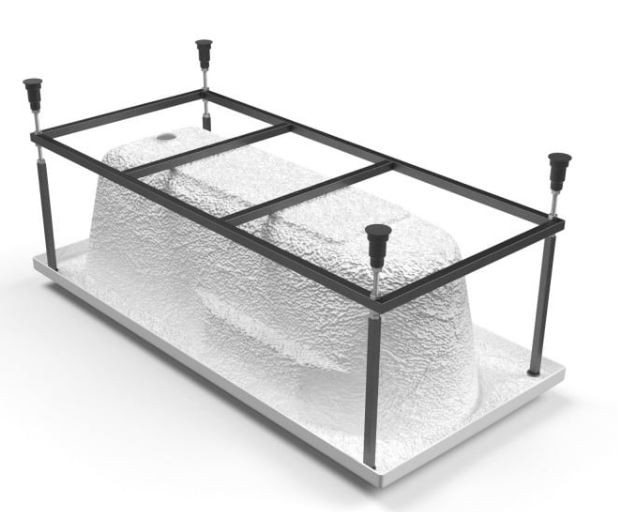 Каркас для ванны Cersanit Santana/Flavia 150 RW-SANTANA*150