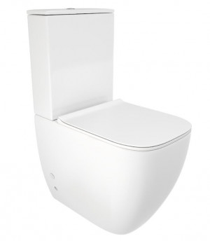 Унитаз напольный с бачком Cerutti SPA Chika CT8708 безободковый высокий с микролифтом