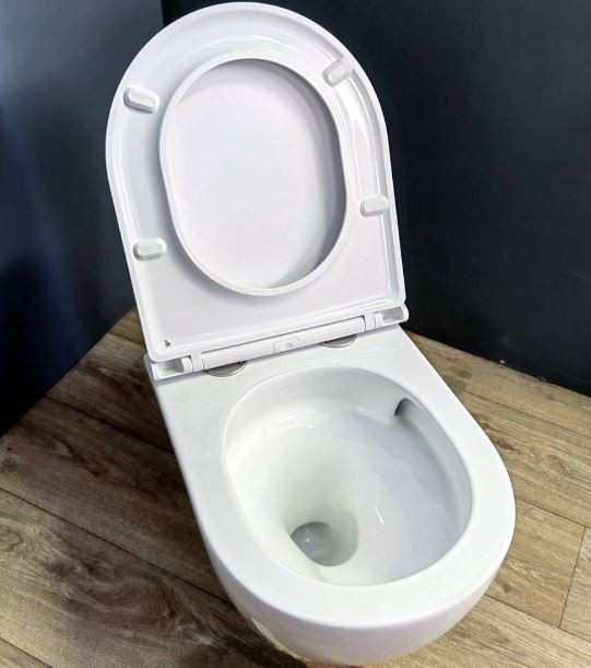 Унитаз подвесной Maretti Elena EA10PBM73-844 безободковый Торнадо с микролифтом