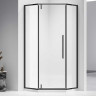 Душевой уголок Vincea Slim-N 90*90 VSP-4SN900CLB прозрачное черный матовый