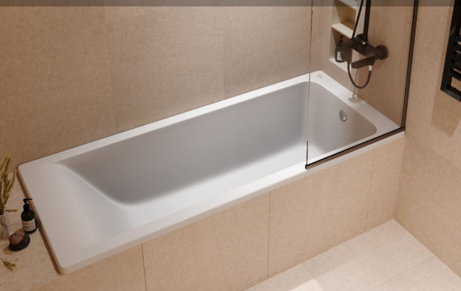 Ванна из литьевого мрамора Ediss Элина 170*75 EL-1775