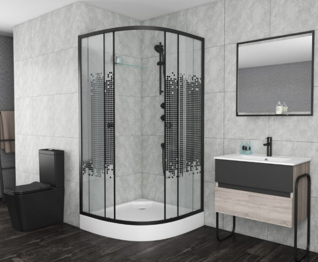 Душевой уголок Niagara NG-003-14BLACK 80*80