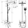 Душевая система Hansgrohe Raindance E Showerpipe 360 1jet с ShowerTablet Select 300 27288000 с термостатом