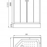 Душевая кабина Parly EF931 90*90