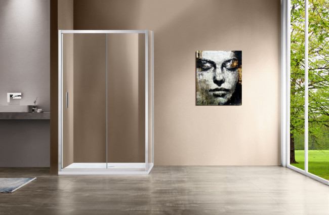 Душевой уголок Vincea Garda 100*80 VSR-1G8010CL прозрачное