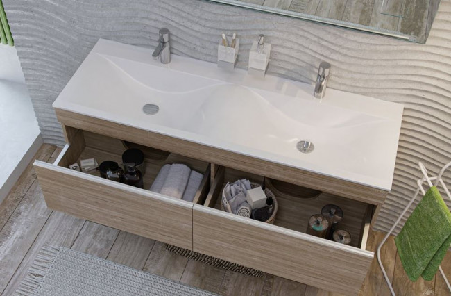 Тумба под раковину Velvex Pulsus 140 tpPUL.140-25 дуб сонома