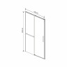 Душевая дверь Vincea Slim Soft 120 VDS-1SS120CGB тонированное