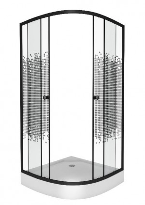 Душевой уголок Niagara NG-007-14BLACK 90*90