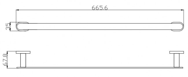 Полотенцедержатель Slezak RAV Yukon YUA0701/65CB