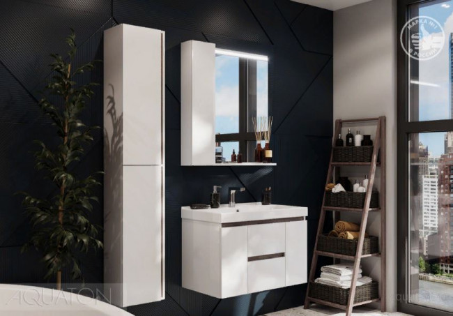 Зеркальный шкаф Акватон Рене 80 1A222502NRC80