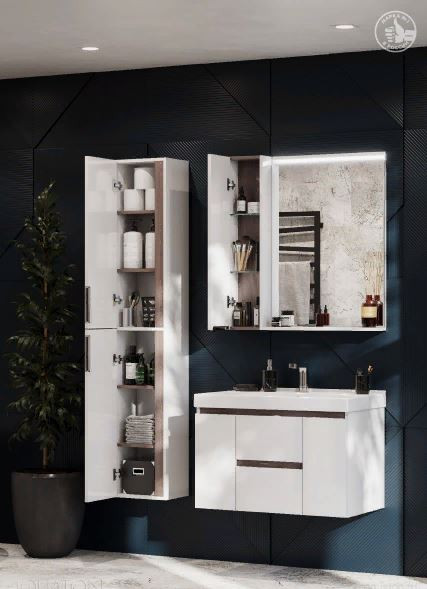 Зеркальный шкаф Акватон Рене 80 1A222502NRC80