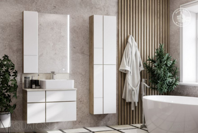 Шкафчик Акватон Мишель 23 1A244303MIX40 дуб эндгрейн