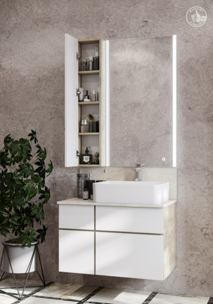 Шкафчик Акватон Мишель 23 1A244303MIX40 дуб эндгрейн