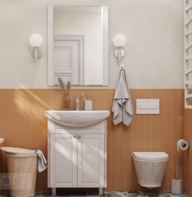 Зеркало Акватон Альпина 65 1A133502AL530 дуб молочный