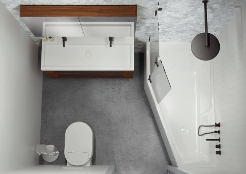 Ванна акриловая Riho Rethink Space 160*75 B111006005 правая с функцией Riho Fall