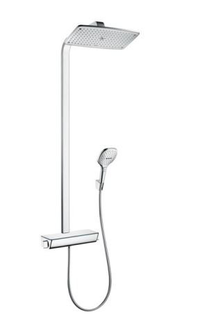 Душевая система Hansgrohe Raindance E Showerpipe 360 1jet EcoSmart 27286000 с термостатом