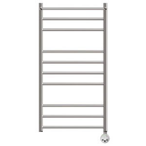 Полотенцесушитель электрический Point Аврора PN10150PE П9 500*1000 с полкой левый/правый хром