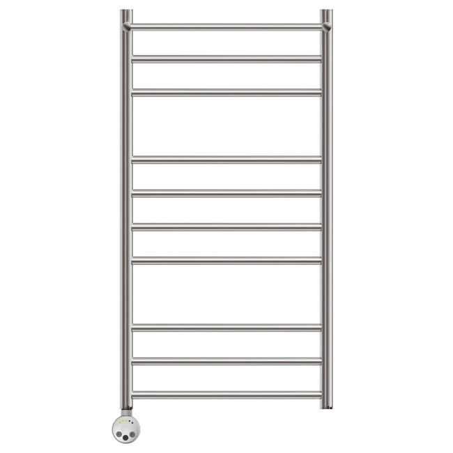 Полотенцесушитель электрический Point Аврора PN10150PE П9 500*1000 с полкой левый/правый хром