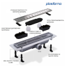 Душевой лоток PLASTBRNO DESIGN6 SZA6750 75см черный