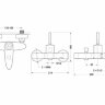 Смеситель Bravat Spring F679113C-01 для ванны