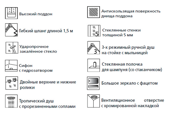 Душевая кабина Esbano ES-129CKRB(R) 120*90 правая