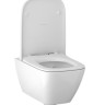 Унитаз подвесной Geberit Smyle Square 500.683.01.1 безободковый с микролифтом