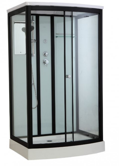 Душевая кабина Timo Standart Т-6615 Black 120*90