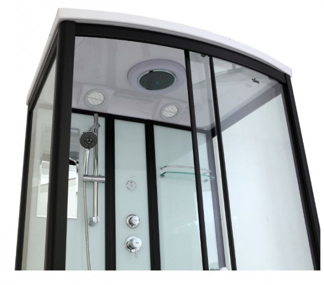 Душевая кабина Timo Standart Т-6615 Black 120*90