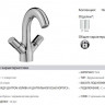 Смеситель Jacob Delafon Talan E10085RU-CP для раковины