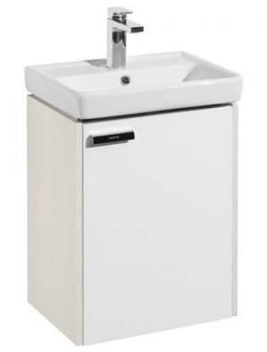 Тумба под раковину Акватон Йорк 50 М 1A170901YOAY0 белая выбеленное дерево