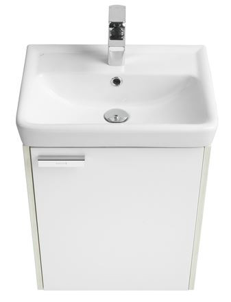 Тумба под раковину Акватон Йорк 50 М 1A170901YOAY0 белая выбеленное дерево