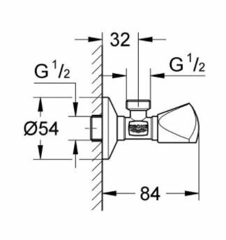 Угловой вентиль Grohe 22940000