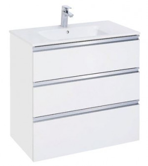 Тумба Roca Gap 80 857553806 белый глянец без раковины