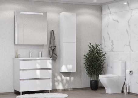 Тумба Roca Gap 80 857553806 белый глянец без раковины