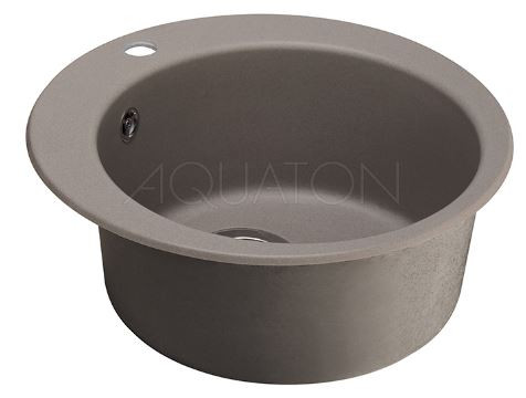 Мойка для кухни Акватон Иверия 1A711032IV250 серый шелк