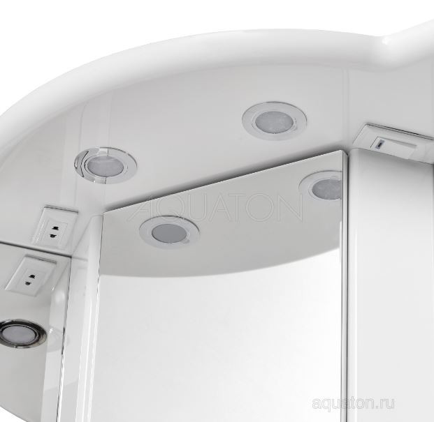 Зеркальный шкаф Акватон Альтаир 62 1A042702AR010 угловой