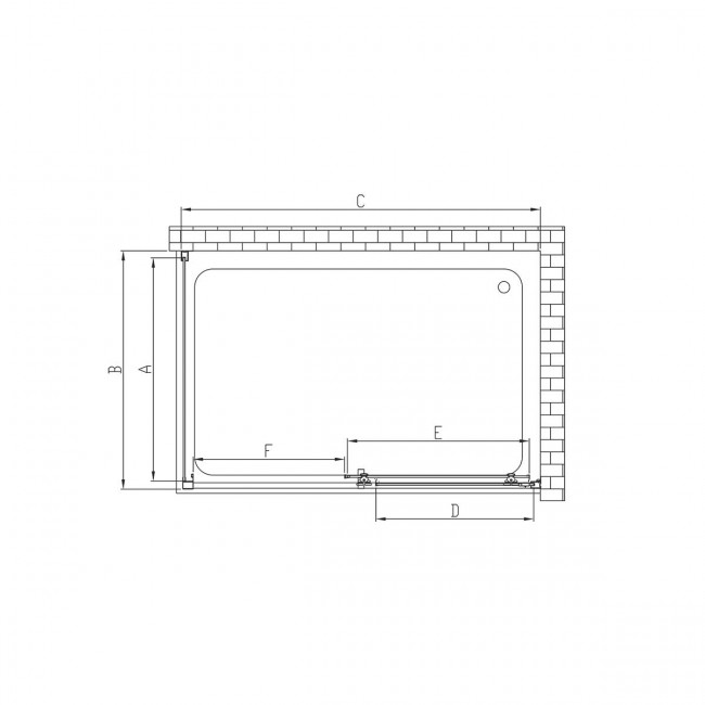 Душевой уголок Vincea Alpha 150*80 VSR-3AL8015CL прозрачное