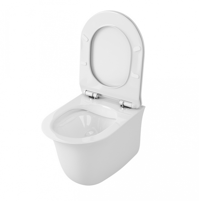 Унитаз подвесной безободковый OWL Eter Cirkel-H с микролифтом OWLT190201
