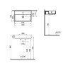 Раковина VitrA ArchiPlan 7401B003-0001