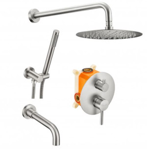 Душевая система Milacio Ultra MCU.150.SS встраиваемая нержавеющая сталь